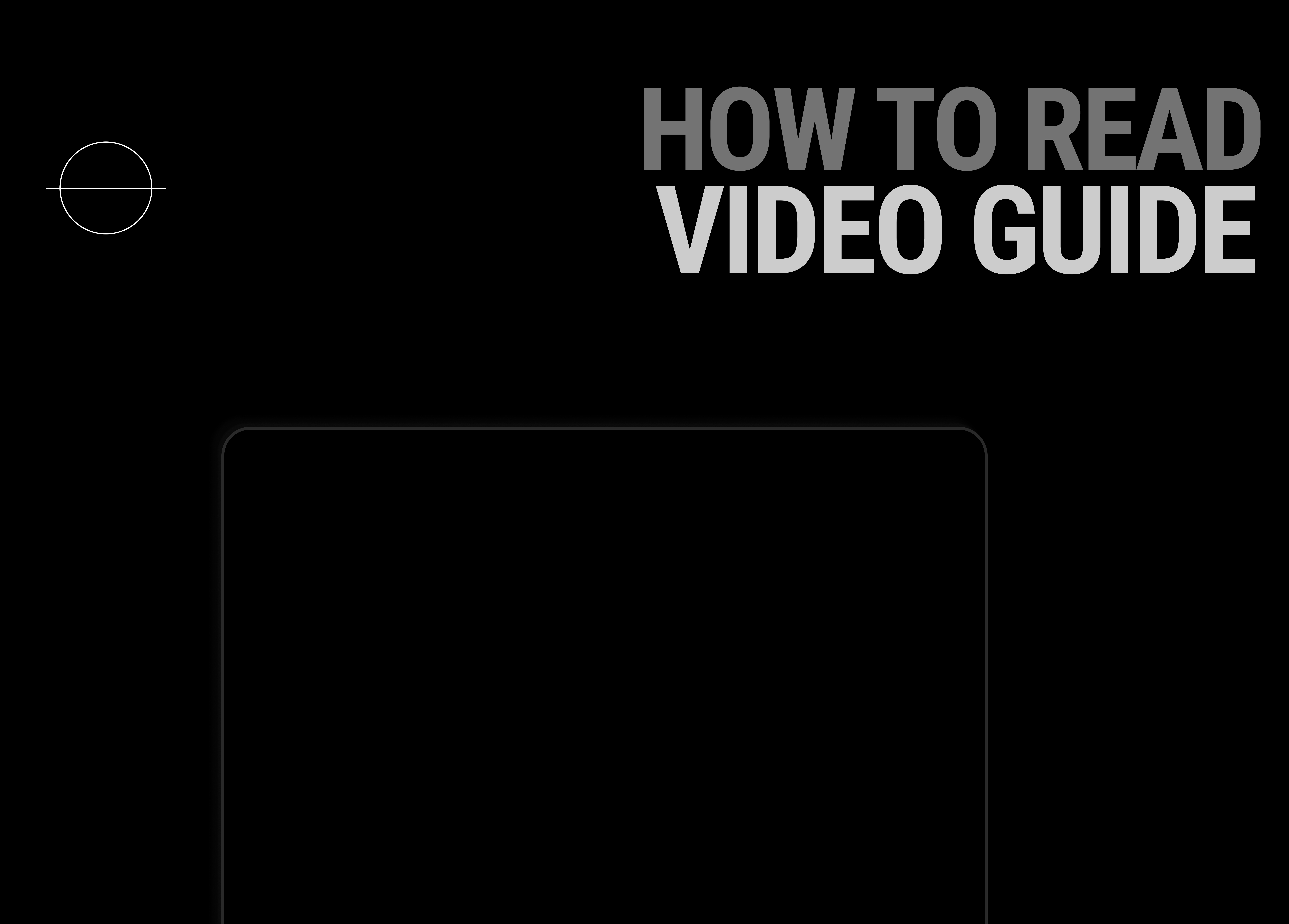 Searchable online guide mockup